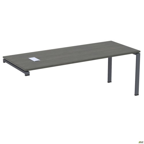 SIG-225 executive desk with M203 socket cutout (2000×800×750 mm), Blackwood Barley