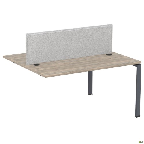 SIG-515 add-on station element with shortened crossbars and partition (1587x1200x750) Black graphite/Wiz Liberty/Grey