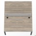 SIG-163 Workstation with partition (1187x1600x750) Black graphite/Liberty elm/Grey