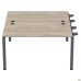 Station element with single brackets SIG-530 (1187x1600x750), black graphite/Liberty elm