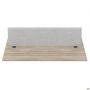 Worktop for docking station with short crossbar + divider SIG-553 (1187x1600x750) Black graphite/Ash Liberty/Grey