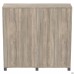Locker cabinet SIG-606 (1450x420x1400mm) Black graphite/Smoked Liberty Elm/White