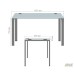 SIG-105 office desk, laminated chipboard (1387x680x750mm), Graphite Black/Smoked Liberty Elm