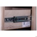 Стол компьютерный Pluto ST R (1380х600х750Н) Дуб Эндгрейн/Черный графит