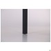 Стол компьютерный Pluto ST R (1380х600х750Н) Дуб Эндгрейн/Черный графит