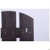 Wall coat rack (480x1000x32) wenge