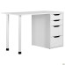 Blond BL-102 computer desk (1200x600x750) White Pearl / White Beige