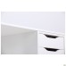 Blond BL-102 computer desk (1200x600x750) White Pearl / White Beige