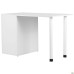 Blond BL-102 computer desk (1200x600x750) White Pearl / White Beige