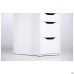 Blond BL-102 computer desk (1200x600x750) White Pearl / White Beige