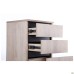 Pluto SM1 mobile pedestal (400x400x580H), oak Endgrain