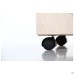 Pluto SM1 mobile pedestal (400x400x580H), oak Endgrain
