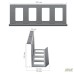 Cable channel 290720.001.000.000.001 L300 black graphite