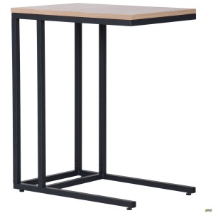 Laptop table Easy 350, black/Sonoma oak