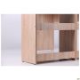 Gravity GR-102 R computer desk (1200x1200x760) Sonoma Oak