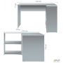 Gravity GR-102 R computer desk (1200x1200x760) Sonoma Oak