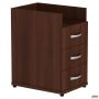 Side pedestal MG-411 (420x480x725mm), dark walnut (assembled)