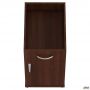 Side pedestal MG-414 (420x540x725mm), dark walnut (assembled)