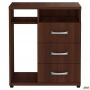Side pedestal MG-415 (700x600x750mm), dark walnut (assembled)
