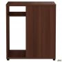 Side pedestal MG-416 (700x600x750mm), dark walnut (assembled)