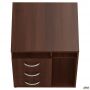 Side pedestal MG-416 (700x600x750mm), dark walnut (assembled)