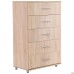 Roma R-401 chest of drawers, oak sonoma
