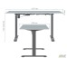 Like Desk 1387x680 Pearl white/White base