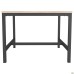 Coffee table Triton (600x600x456mm) Sonoma Oak/Black Graphite