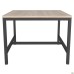 Coffee table Triton (600x600x456mm) Sonoma Oak/Black Graphite