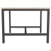 Coffee table Triton (600x600x456mm) Sonoma Oak/Black Graphite