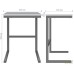 Laptop table Triton (300x400x596mm) Sonoma Oak/Black Graphite