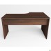 MG-20L office desk (1382x800x750mm), left-hand, dark walnut
