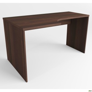 MG-20L office desk (1382x800x750mm), left-hand, dark walnut