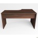 MG-20R office desk (1382x800x750mm), right-hand, dark walnut