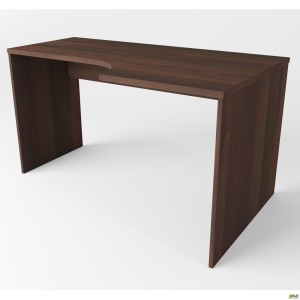 MG-20R office desk (1382x800x750mm), right-hand, dark walnut