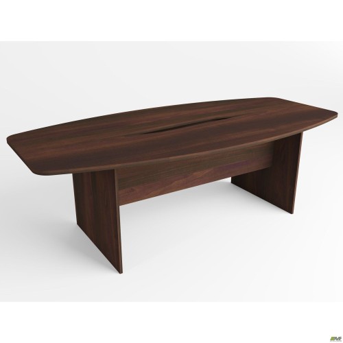 MG-251 conference table (2300x1100x760mm) dark walnut