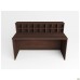 Reception Desk MG-511 (1600x790x1075mm) Dark walnut/anthracite insert