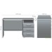 MG-82 office desk (1200x550x750mm), dark walnut
