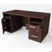 MG-84 office desk (1500x740x750mm), dark walnut