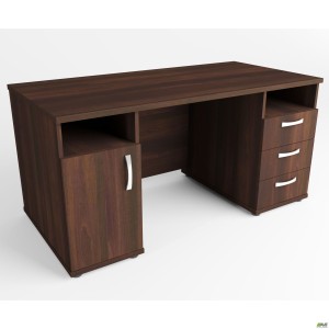 MG-84 office desk (1500x740x750mm), dark walnut