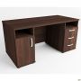 MG-84 office desk (1500x740x750mm), dark walnut