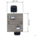 Manager desk set for 2 workstations, Set 19, Smoky Liberty elm/Black graphite