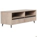 Pluto TV-1 TV stand (1200x450x500H) Oak Endgrain/Black Graphite