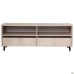 Pluto TV-1 TV stand (1200x450x500H) Oak Endgrain/Black Graphite
