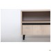 Pluto TV-1 TV stand (1200x450x500H) Oak Endgrain/Black Graphite