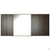 Wall mirror Welcome (810x42x980mm) Sonoma Oak