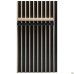 Wall coat rack with shelf Welcome (490x252x88mm) black graphite, Sonoma Oak