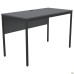 Oslo desk (1187x600x750mm), graphite black/slate grey