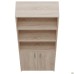 Document cabinet OM-601 (720x362x1868mm) Sonoma Oak
