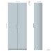 Wardrobe cabinet OM-901 (720x362x1868mm) Sonoma Oak